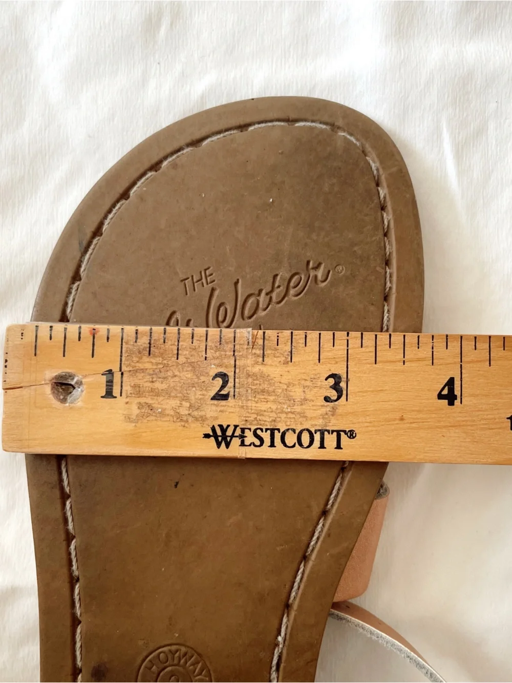 SALT WATER Sandals Hoy Fisherman Rose Gold Leather Buckle Mary Jane Strappy